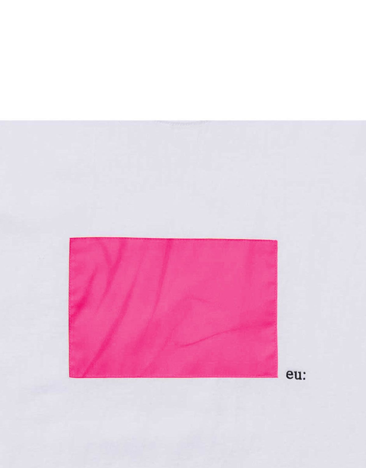 261이유아이(261EUI) SIGNATURE WRINKLE T-SHIRT WHITE MAGENTA