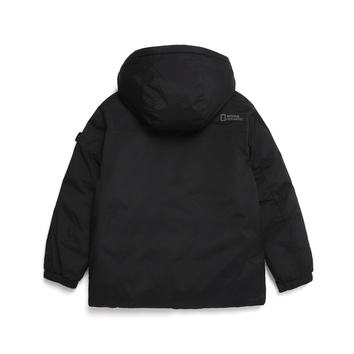 내셔널지오그래픽 키즈(NATIONAL GEOGRAPHIC KIDS) K224UDW820 키즈 미드기장 씬 다운 점퍼 CARBON BLACK