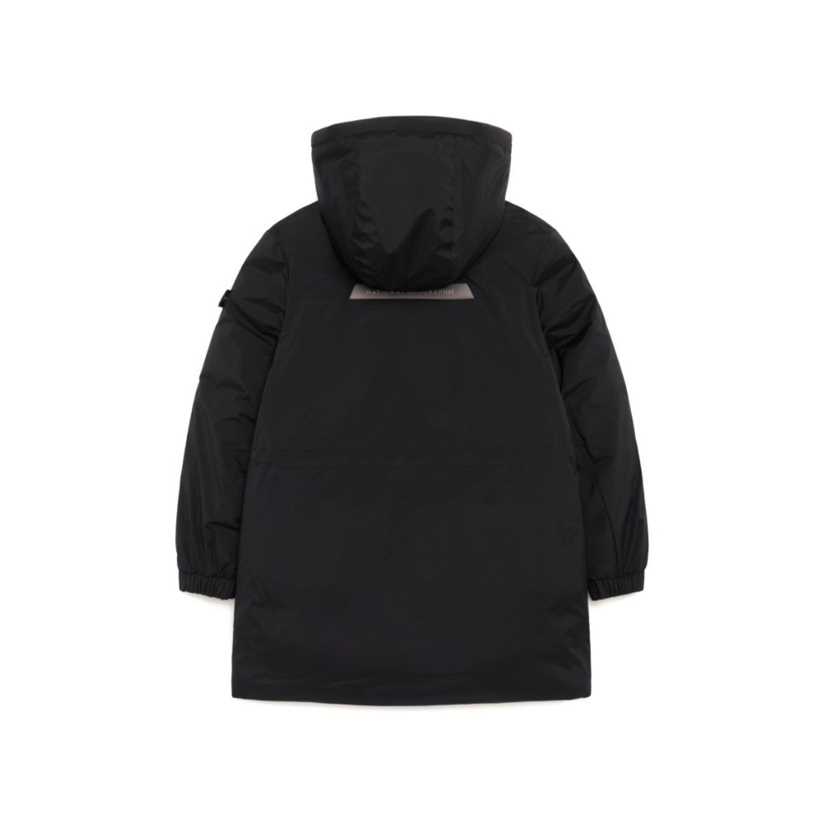 내셔널지오그래픽 키즈(NATIONAL GEOGRAPHIC KIDS) K224UDW830 롱 기장 씬 다운 점퍼 CARBON BLACK