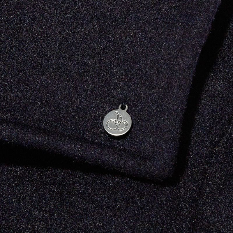 MUSINSA | KIRSH Cherry Sailor Crop Coat [Navy]