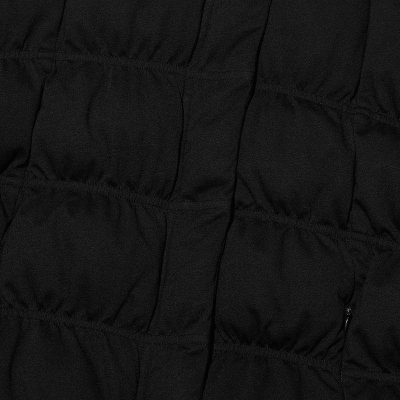 [ KIRSH ]★CHERRY SHIRRING SHORT PADDING JUMPER MUSINSA | KIRSH Cherry Shirring Short Padded Jumper [Black]