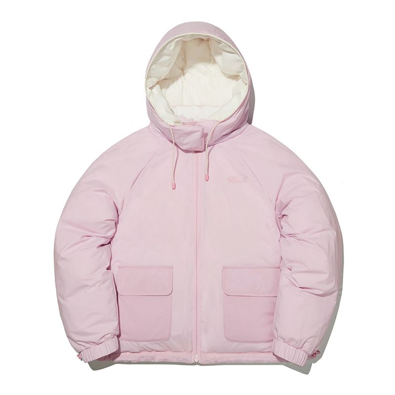 [ KIRSH ]★CHERRY SHORT DOWN JUMPER MUSINSA | KIRSH Cherry Reversible Short Down Jumper [Ivory]
