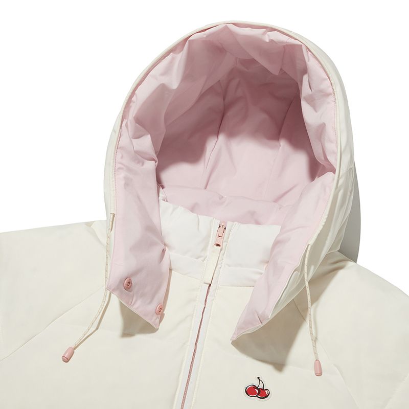 MUSINSA | KIRSH Cherry Reversible Short Down Jumper [Ivory]