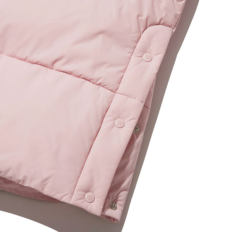 MUSINSA | KIRSH Cherry Long Puffer jacket [Pink]
