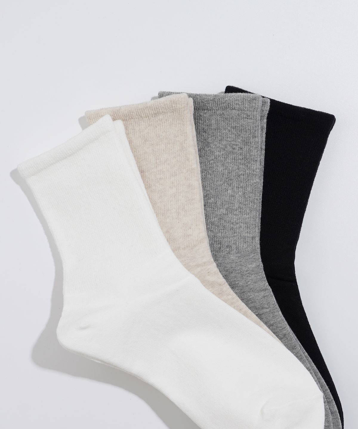 삭피엔스(SOCKPIENS) [8팩] 데오프리 무압박 밴드 여자 무지 중목 양말
