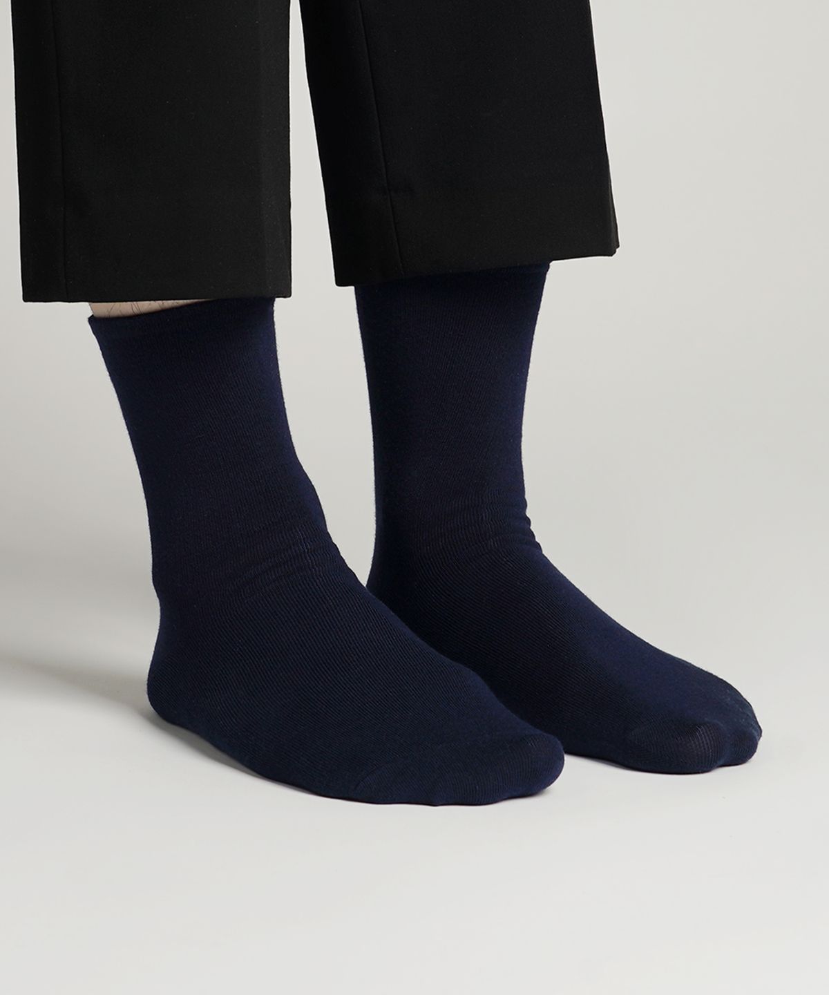 삭피엔스(SOCKPIENS) [8팩] 무압박 밴드 남자 무지 중목 양말