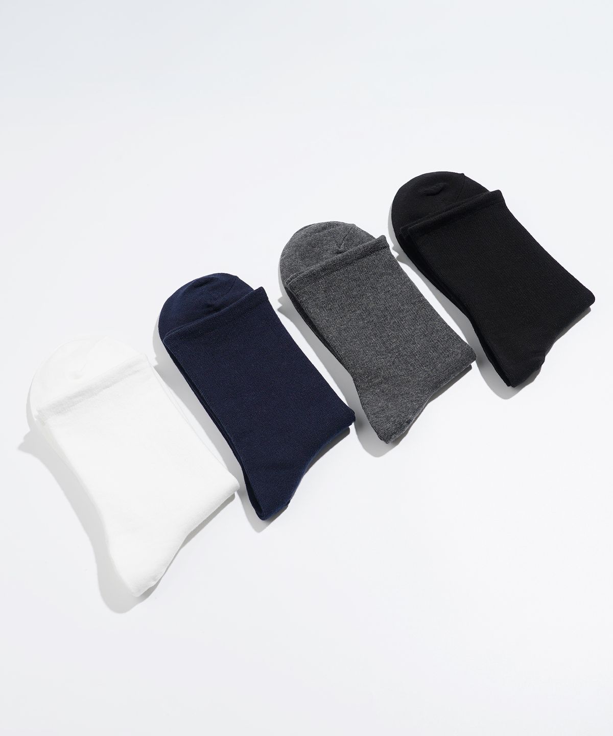 삭피엔스(SOCKPIENS) [8팩] 무압박 밴드 남자 무지 중목 양말