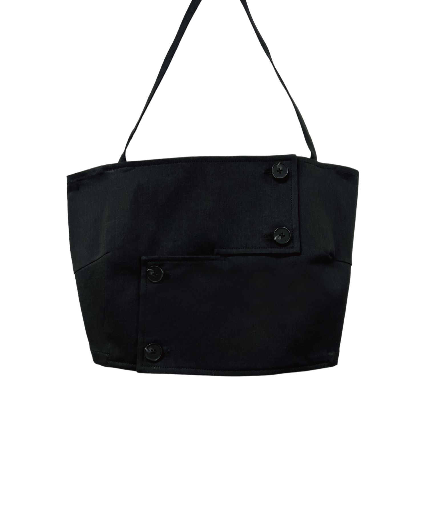 MUSINSA | SETSETSET Signature Crossover Denim Tank Top Black