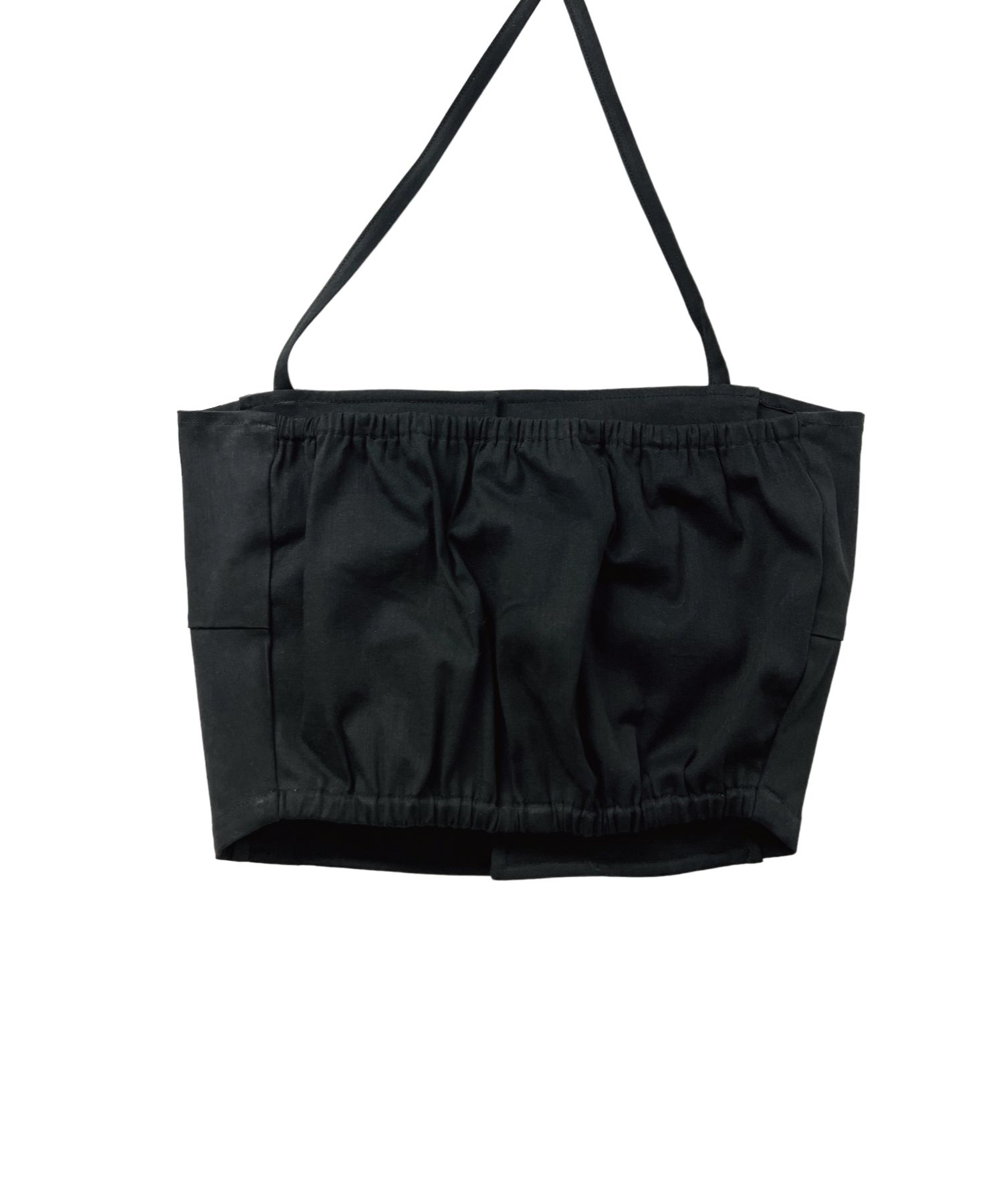 MUSINSA | SETSETSET Signature Crossover Denim Tank Top Black