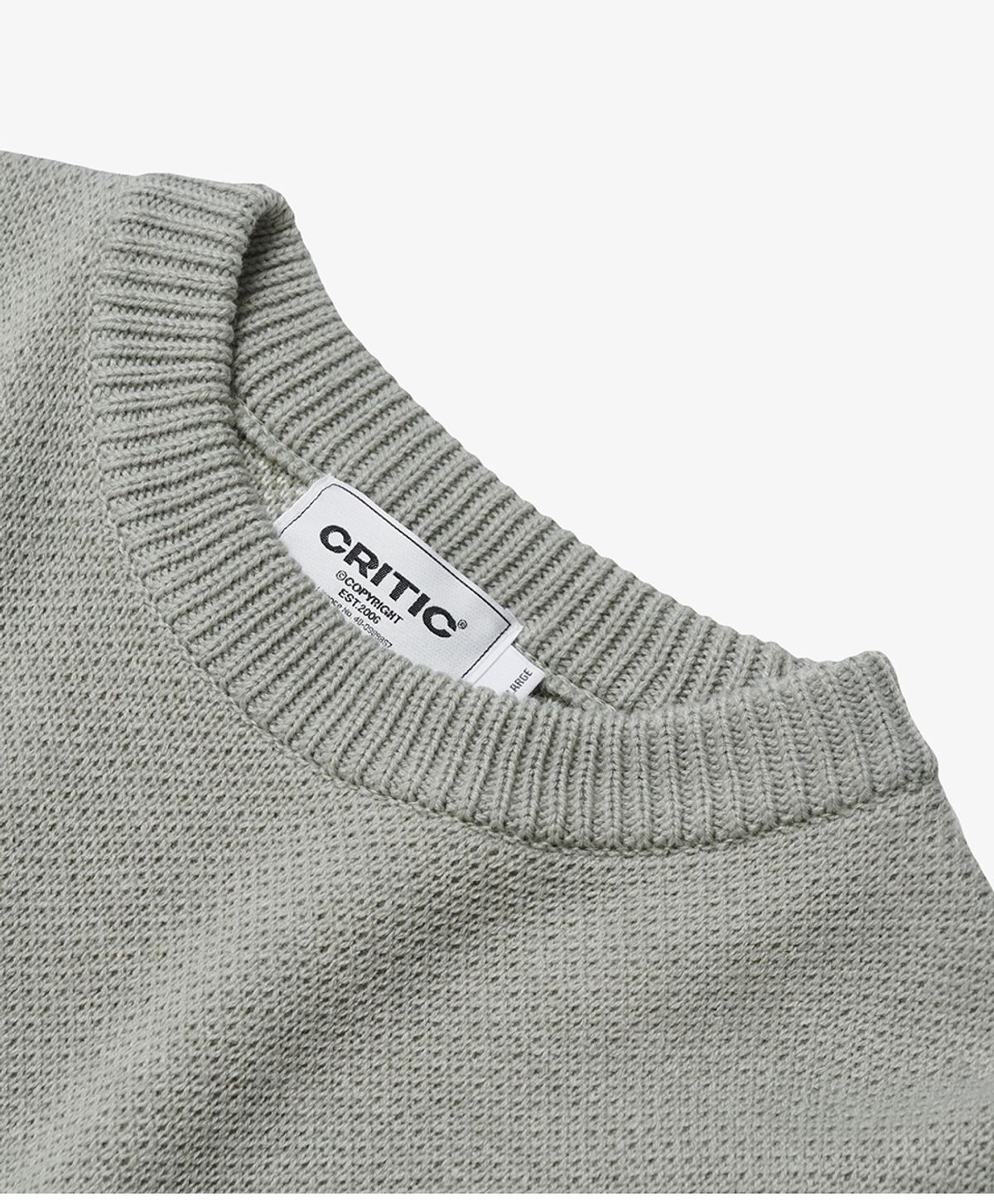 크리틱(CRITIC) Tennis Court Knit Khaki