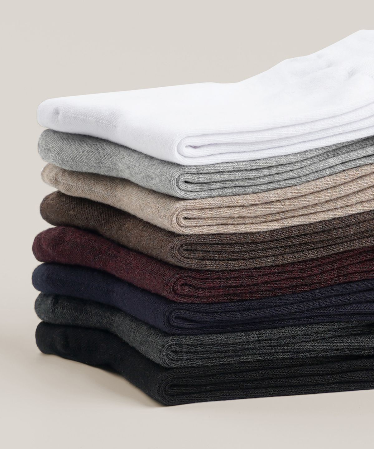 삭피엔스(SOCKPIENS) [8팩] 베이직 무지 남자 중목 양말