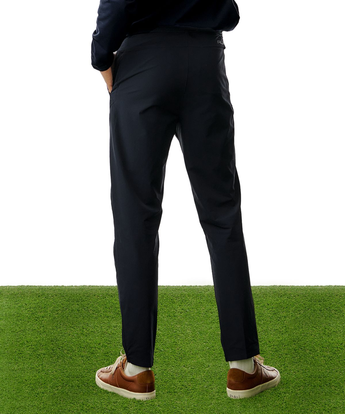 폴로 랄프 로렌 골프(POLO RALPH LAUREN GOLF) 슬림핏 퍼포먼스 버즈아이 팬츠 - 네이비