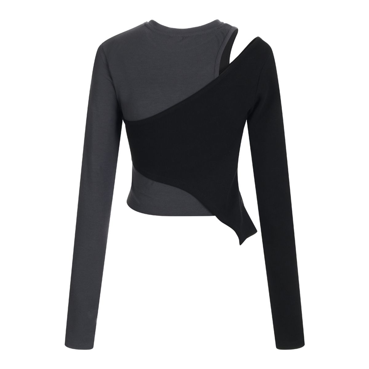 라라폭스(LALAFOX) RIPPED CUT OUT T-SHIRT BN4CL001