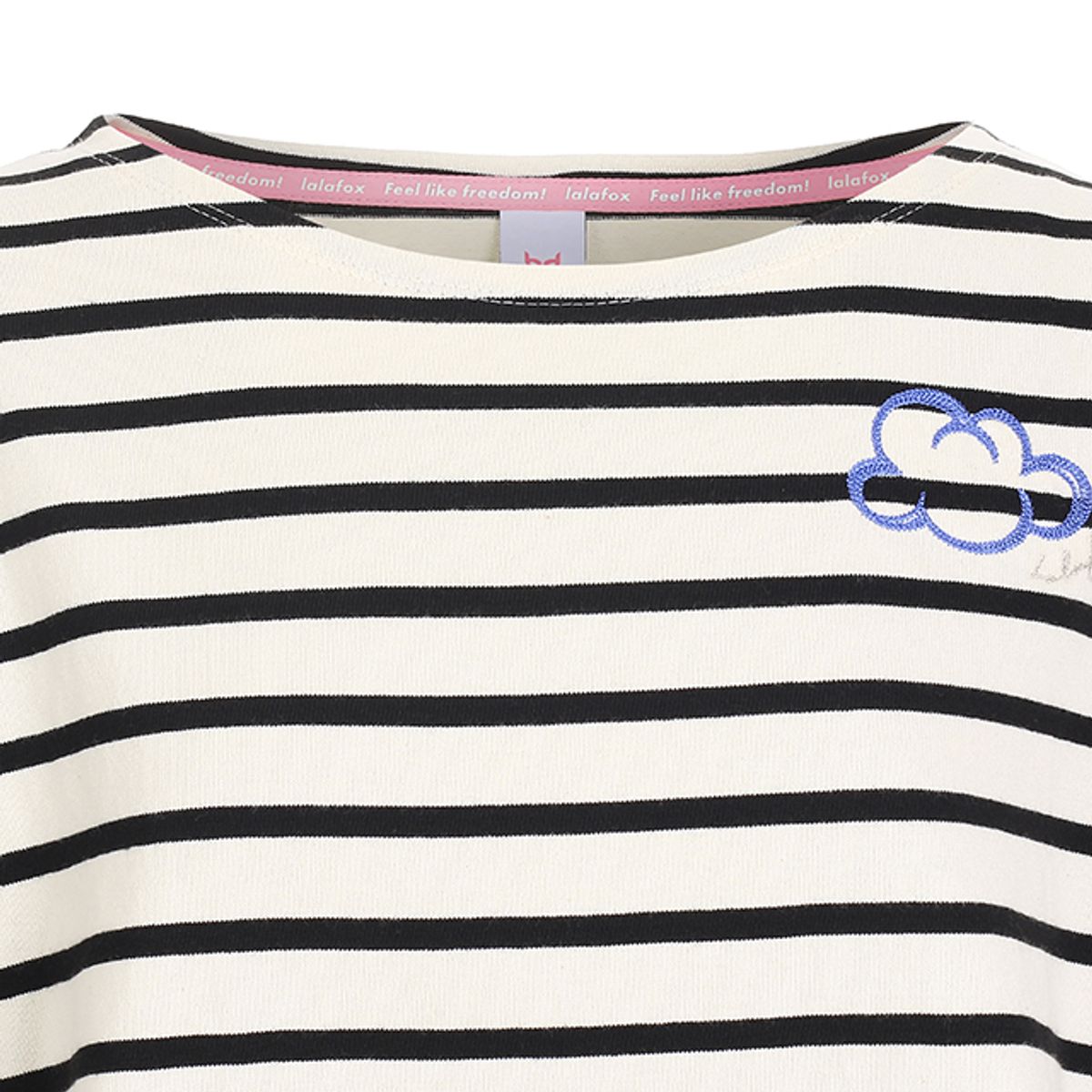라라폭스(LALAFOX) STRIPED CROPPED T-SHIRT BN4CL002