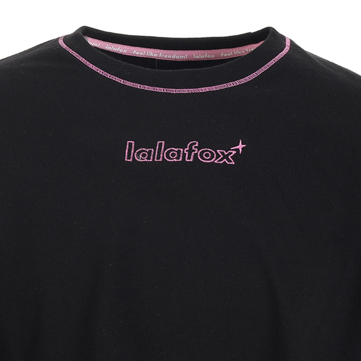 라라폭스(LALAFOX) CONTRAST STITCH T-SHIRTS BN4CL008