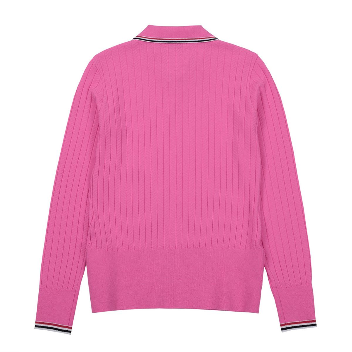 마틴골프(MARTINE GOLF) Ribbon Tying Collar Knit_Pink