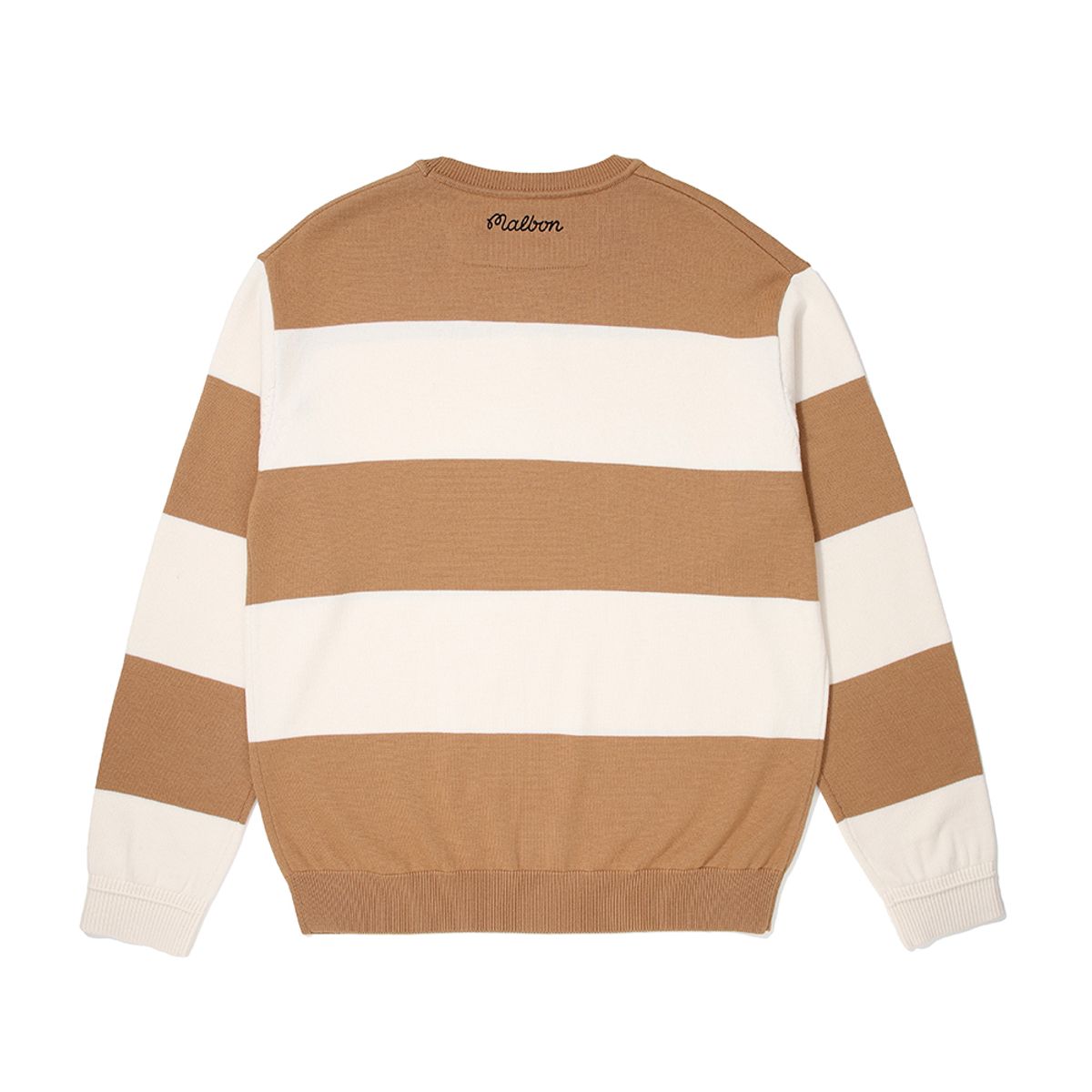 말본 골프(MALBON GOLF) Malbon 럭비 스웨터 BROWN (MAN)