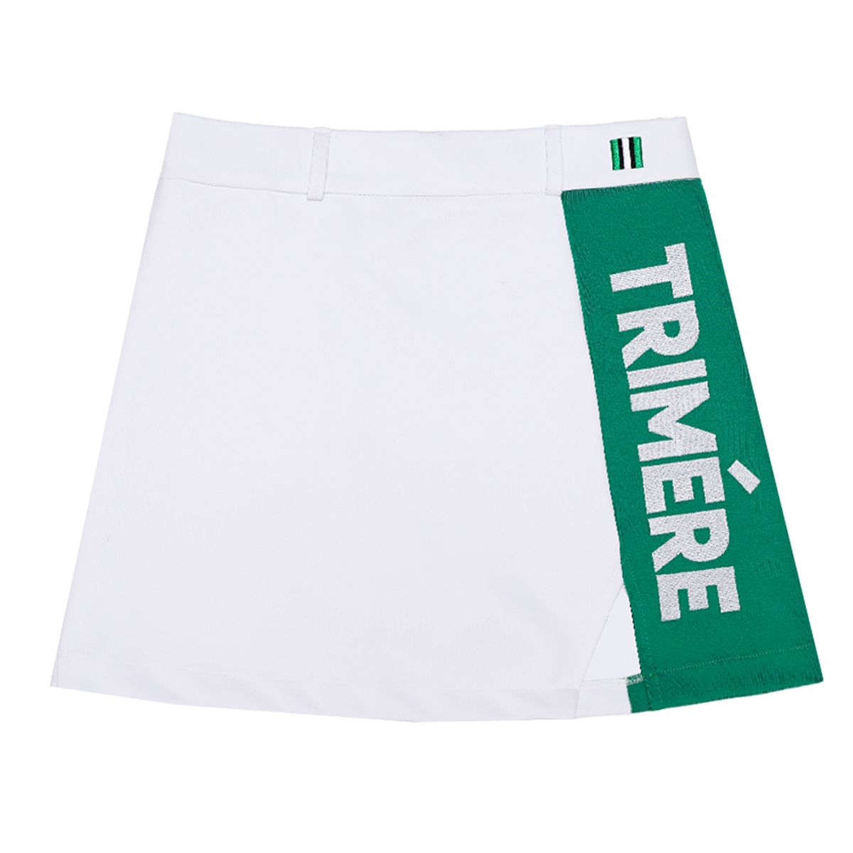 트리메르(TRIMERE) 투톤 일자 스커트  WHITE