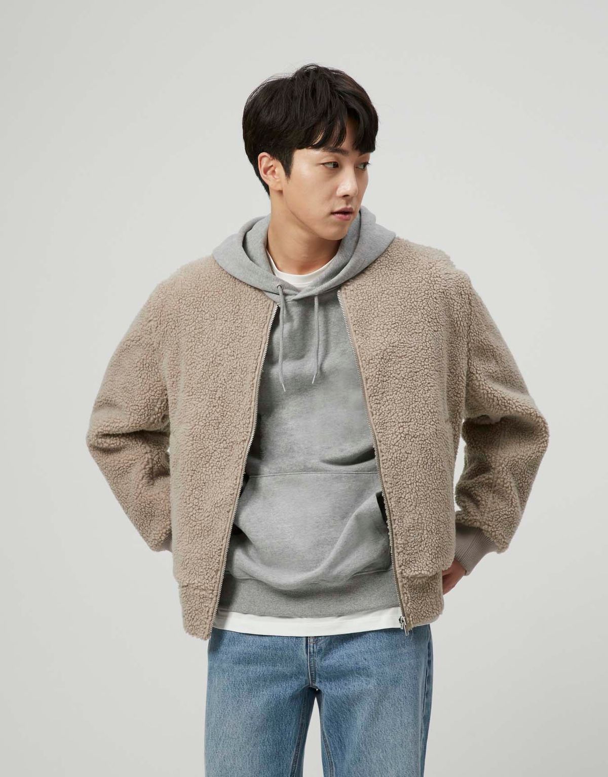 지오다노(GIORDANO) 보아 플리스 바머 자켓 071922 [3color]