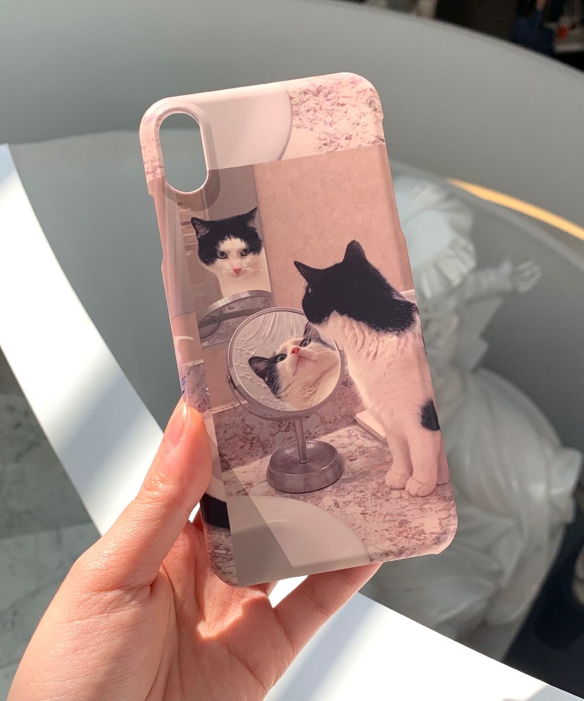 킥(KICK) Kitty cotton hard case