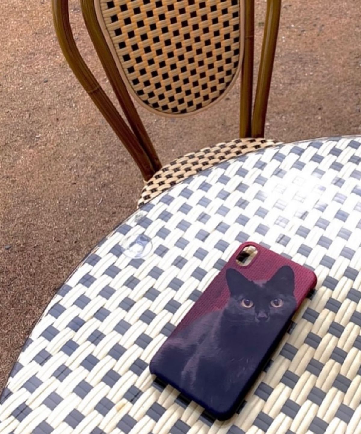 킥(KICK) Black cat hard case