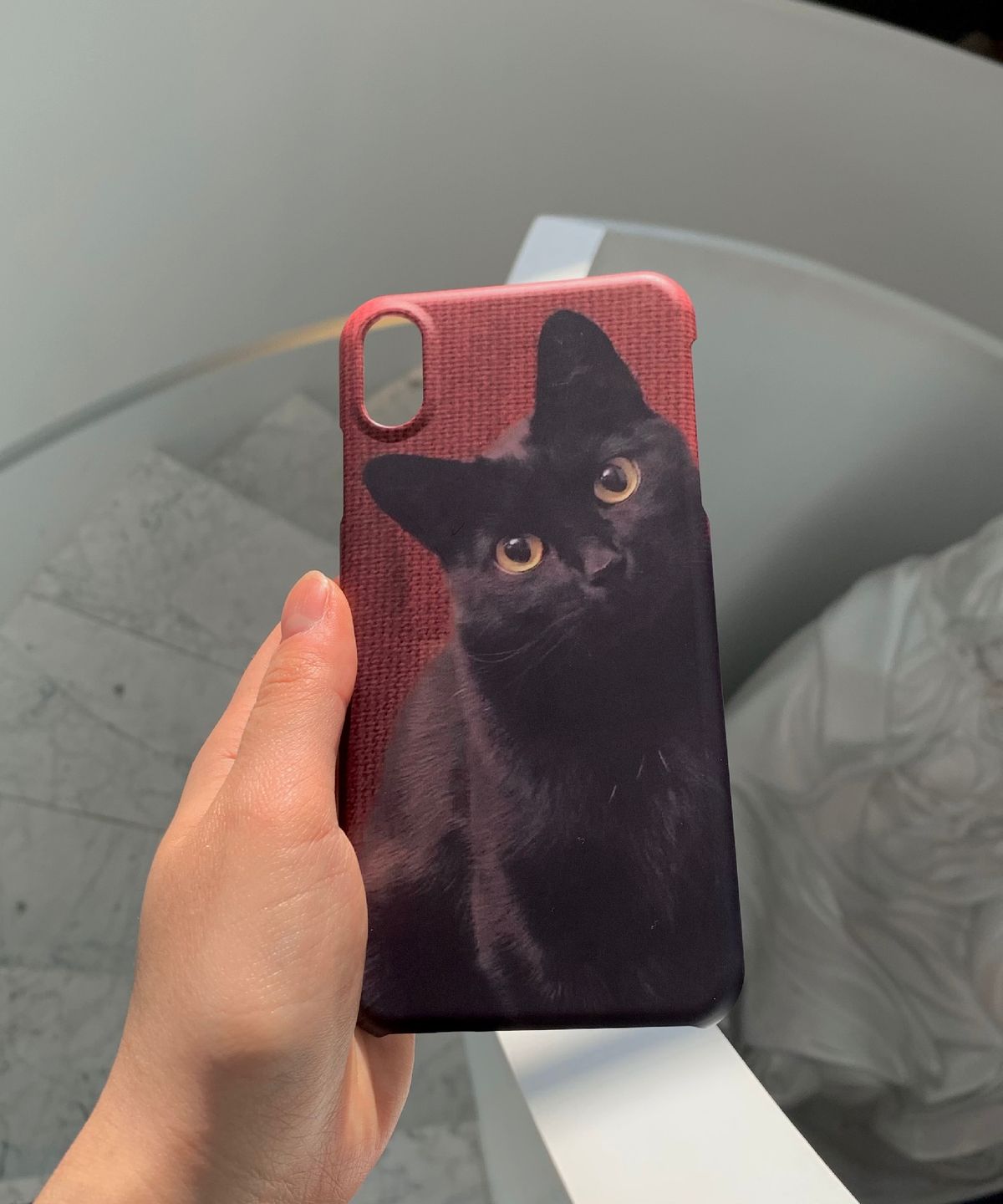 킥(KICK) Black cat hard case