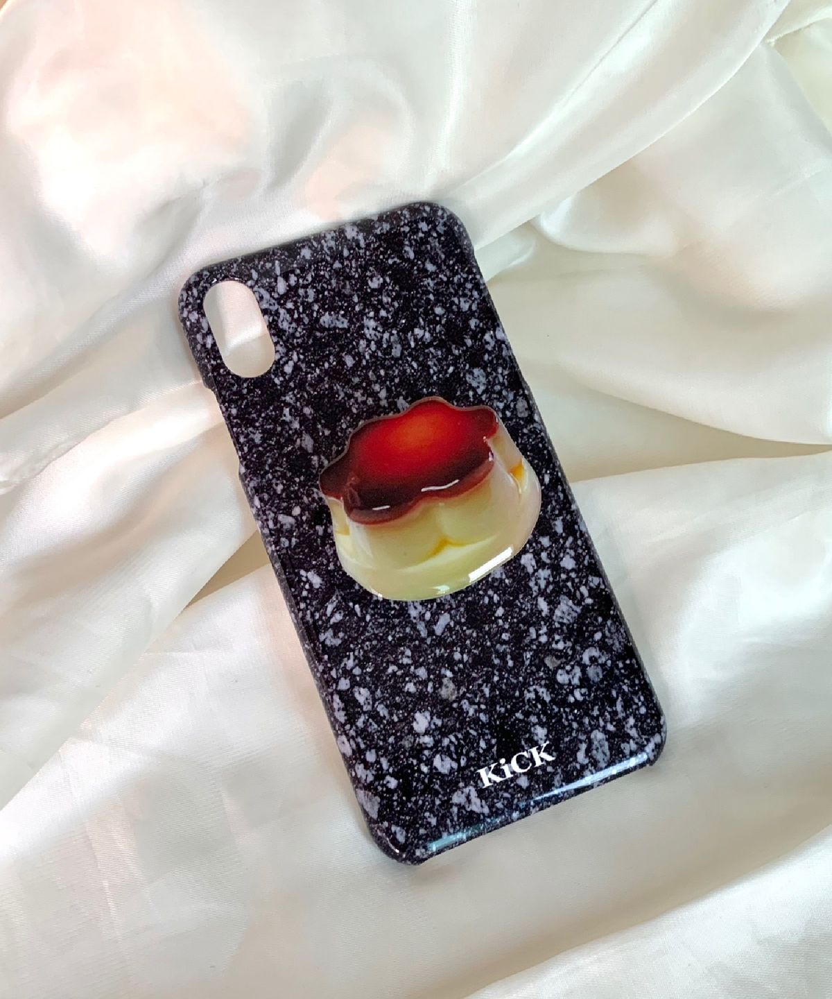 킥(KICK) Black marble hard case
