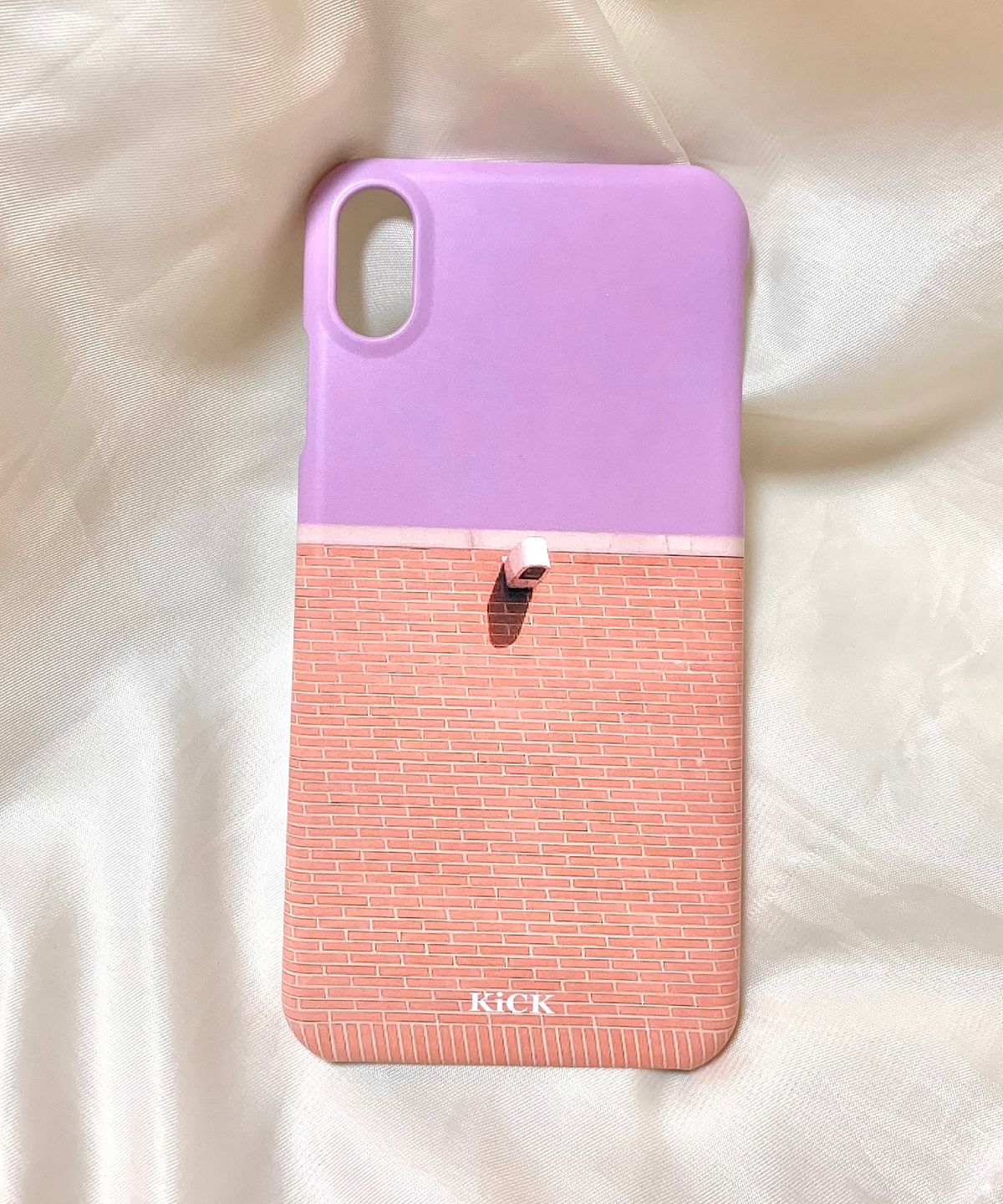 킥(KICK) Purple square hard case