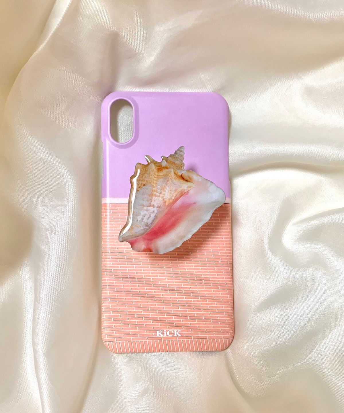 킥(KICK) Purple square hard case