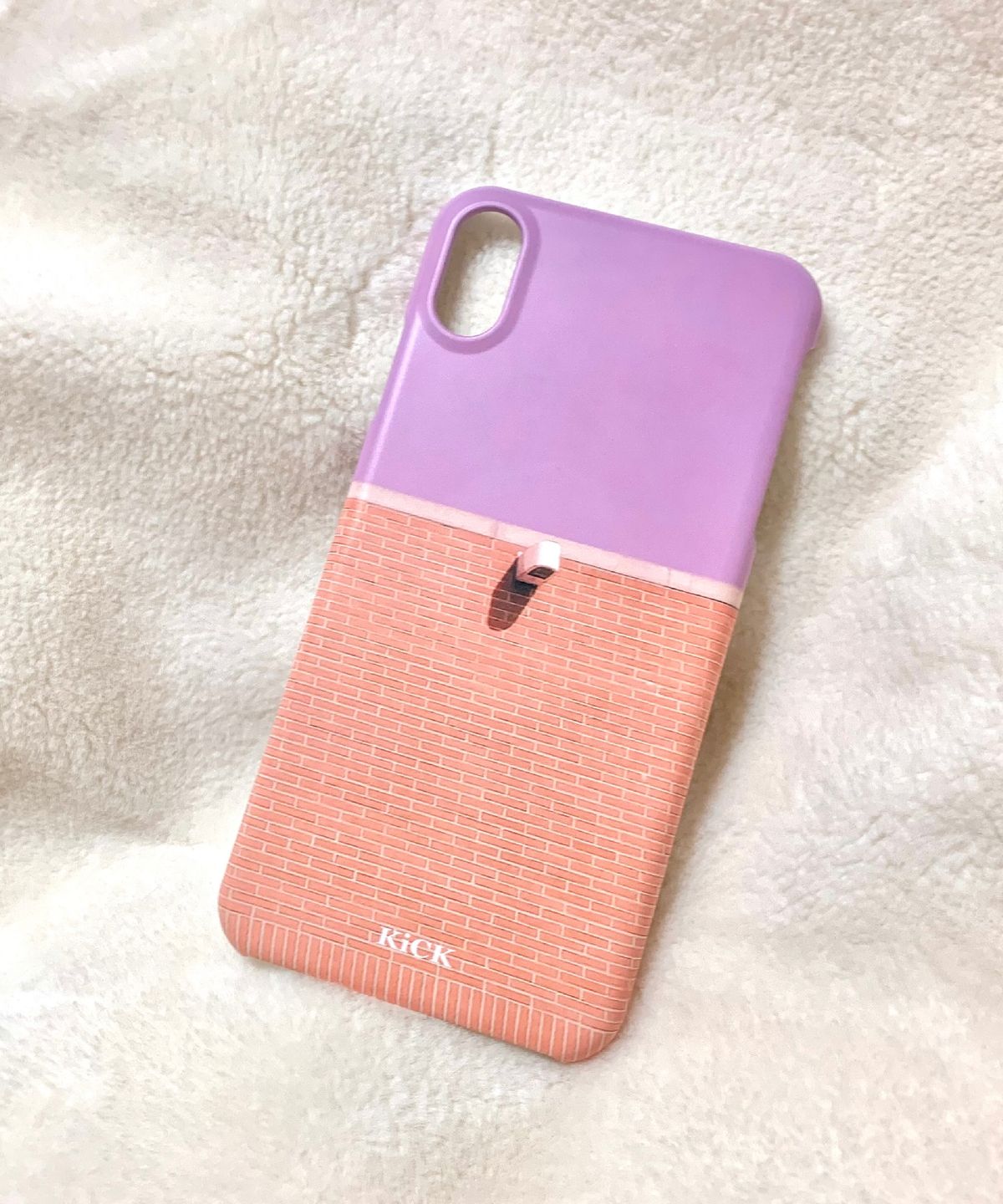 킥(KICK) Purple square hard case