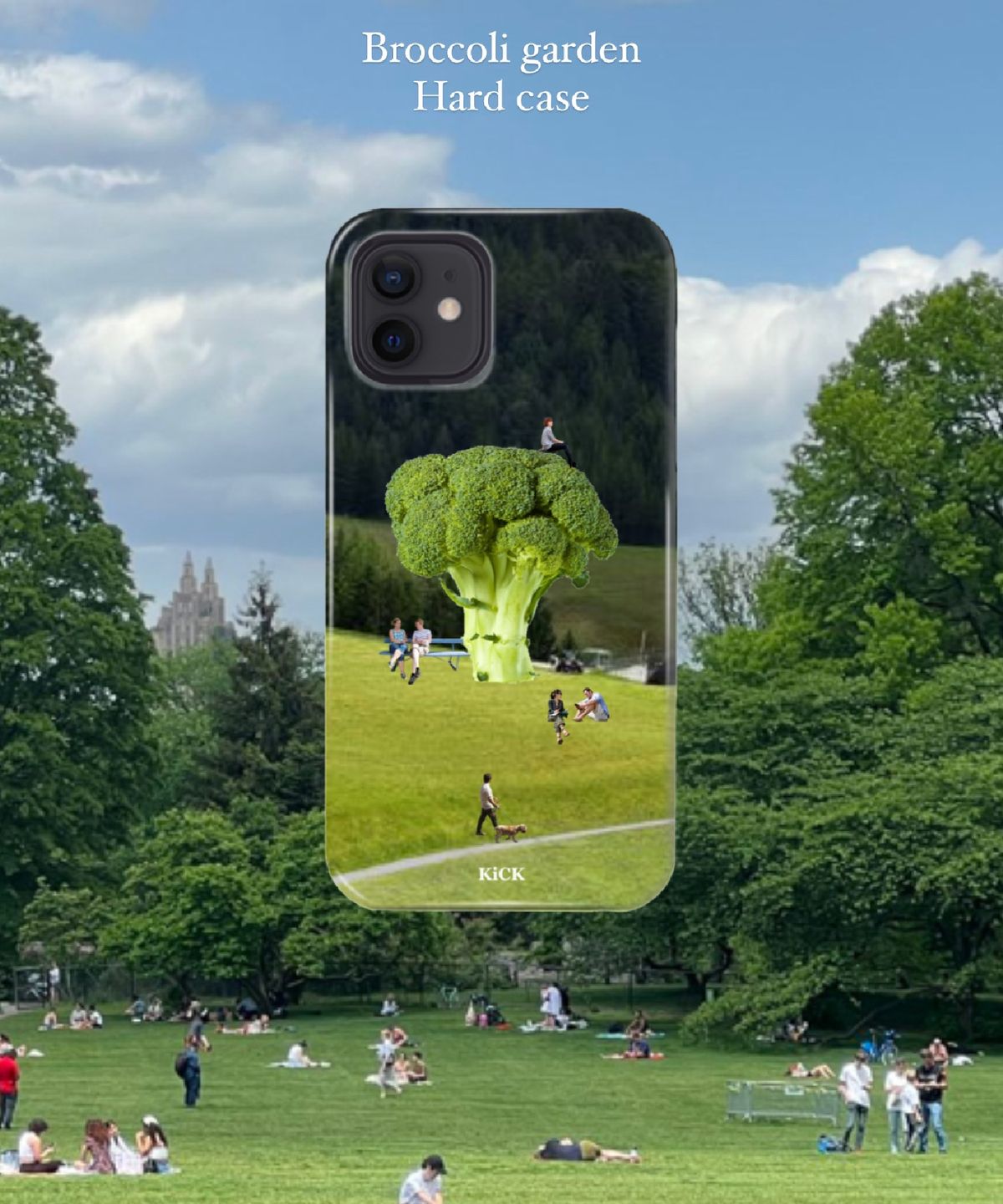 킥(KICK) Broccoli garden hard case