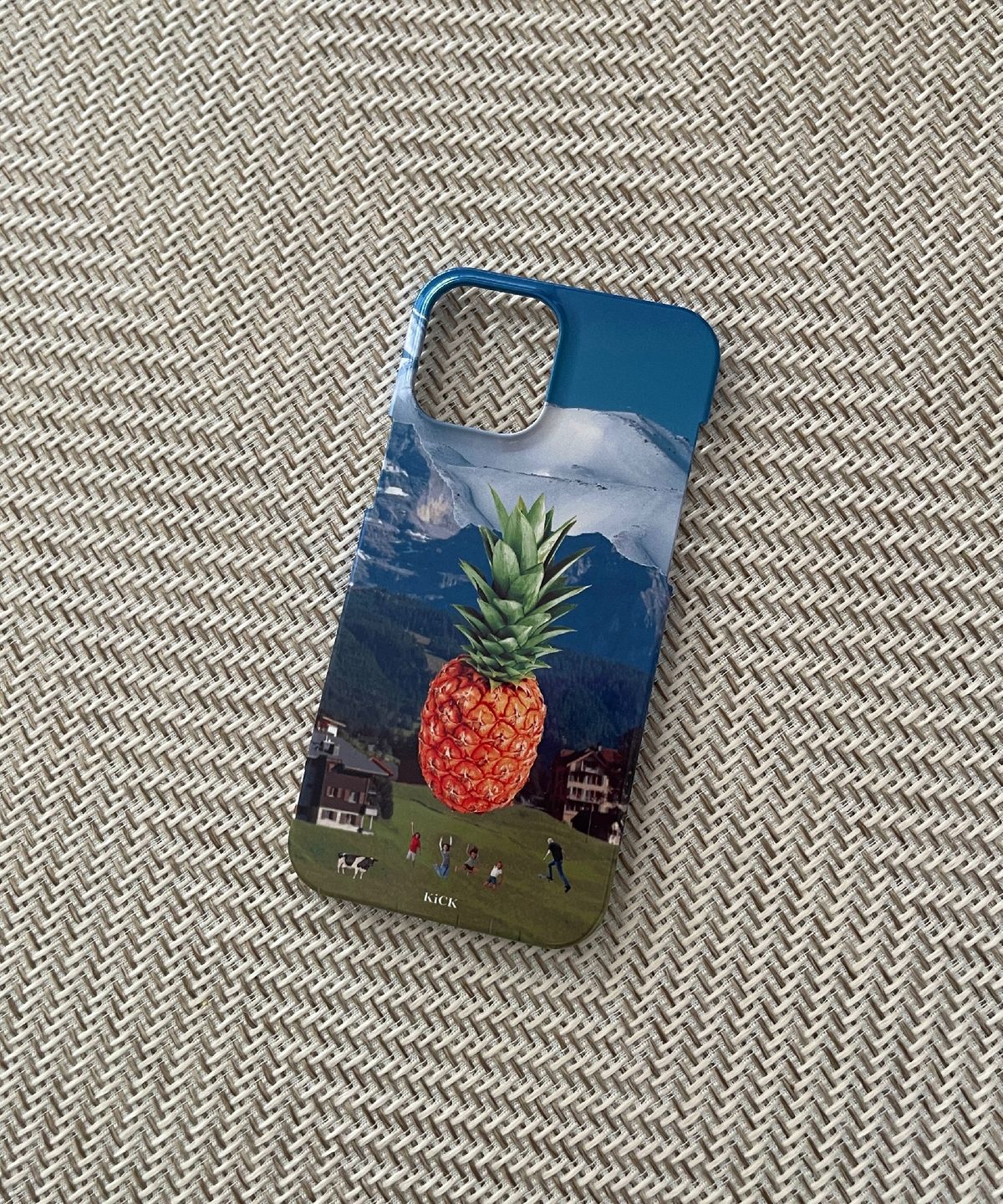 킥(KICK) Pineapple house hard case