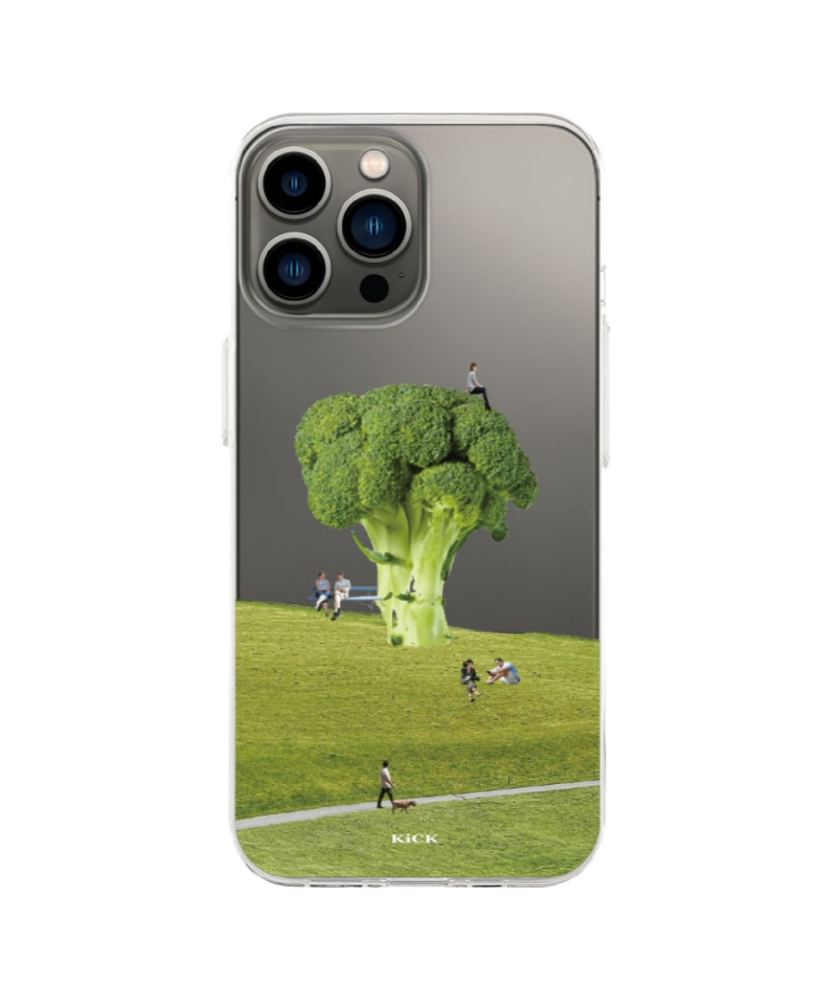 킥(KICK) Broccoli garden Jelly case