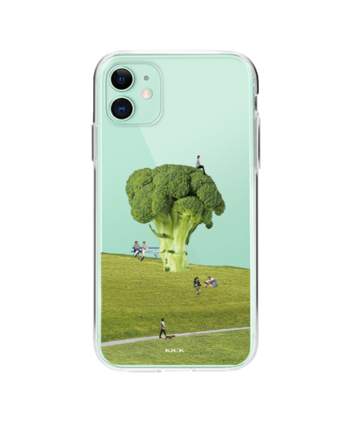 킥(KICK) Broccoli garden Jelly case