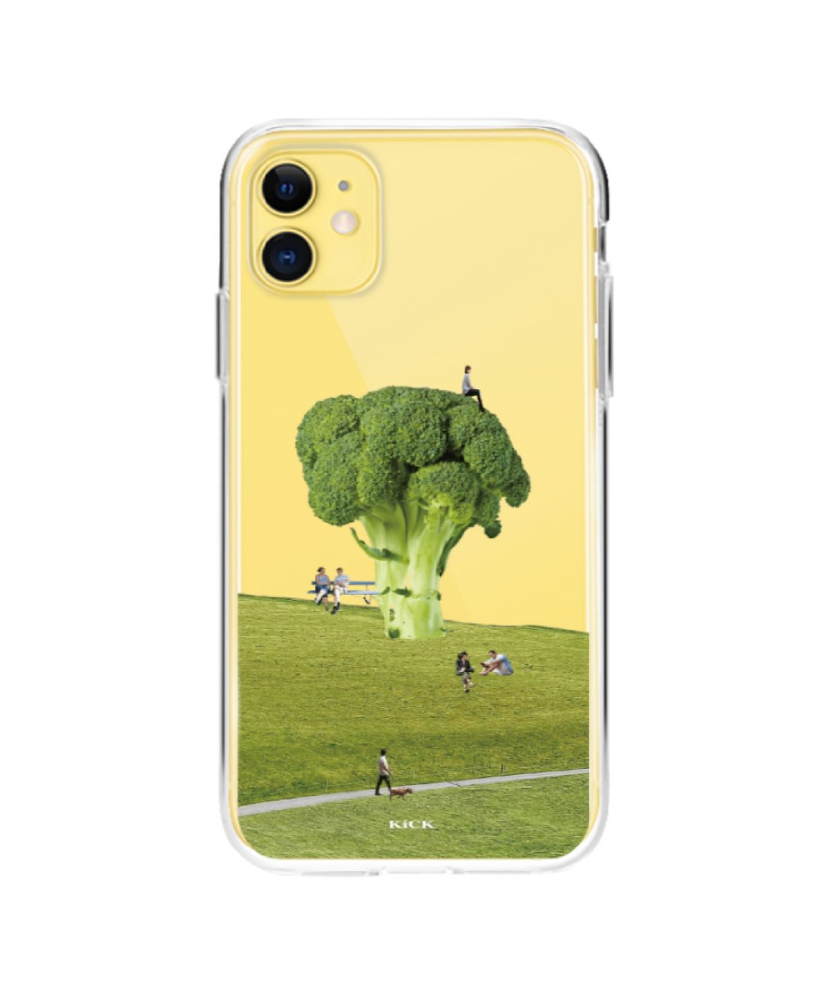 킥(KICK) Broccoli garden Jelly case