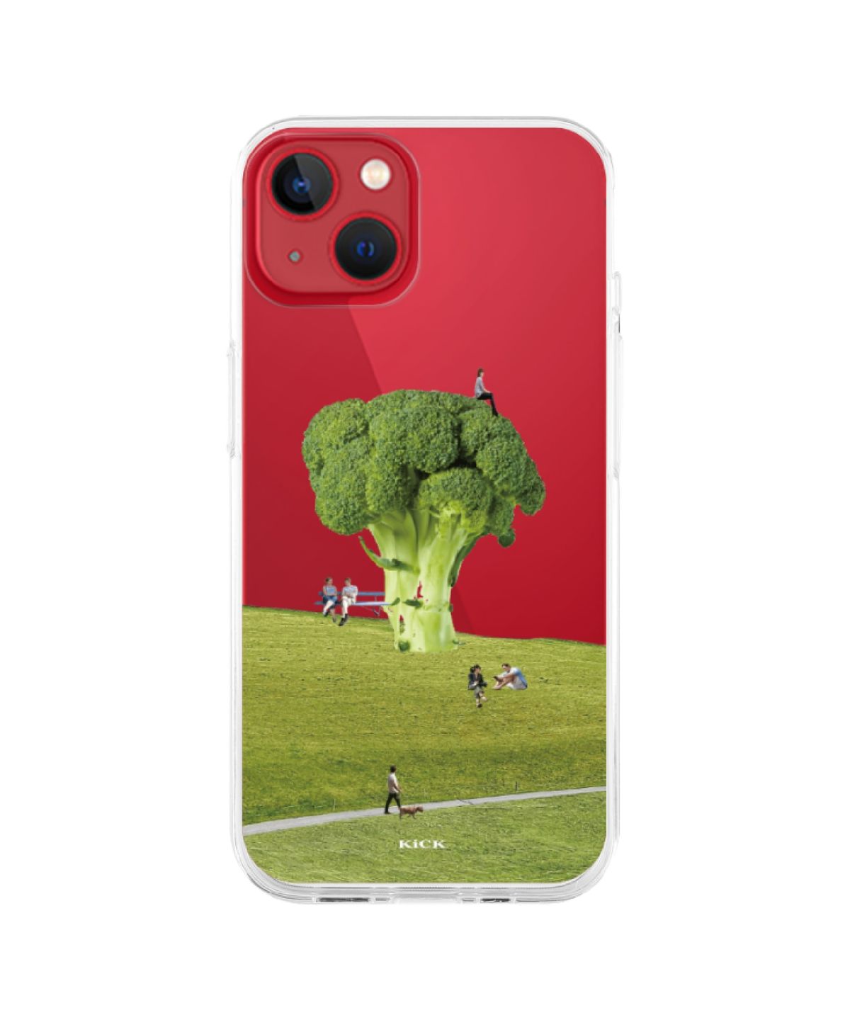 킥(KICK) Broccoli garden Jelly case