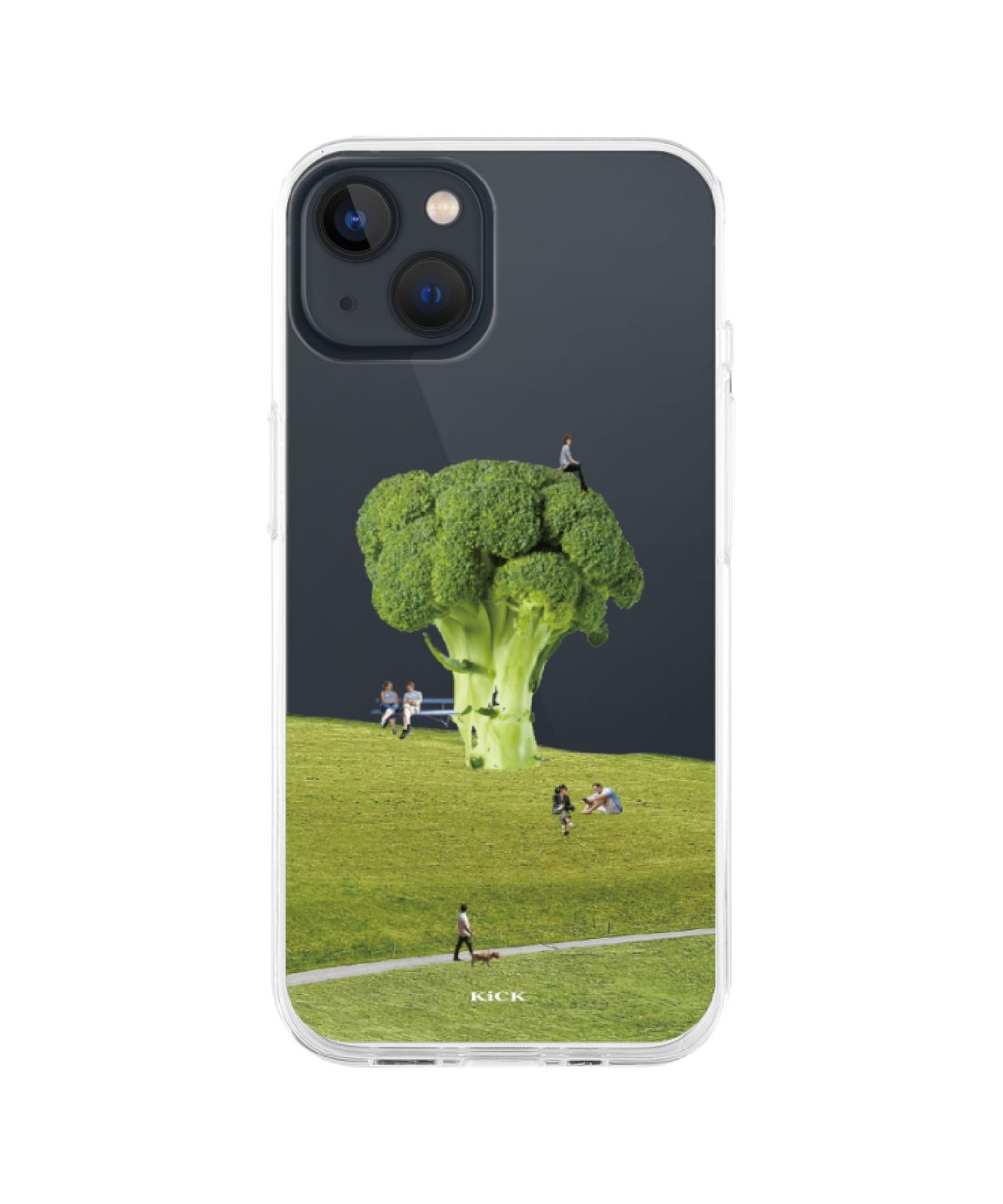 킥(KICK) Broccoli garden Jelly case