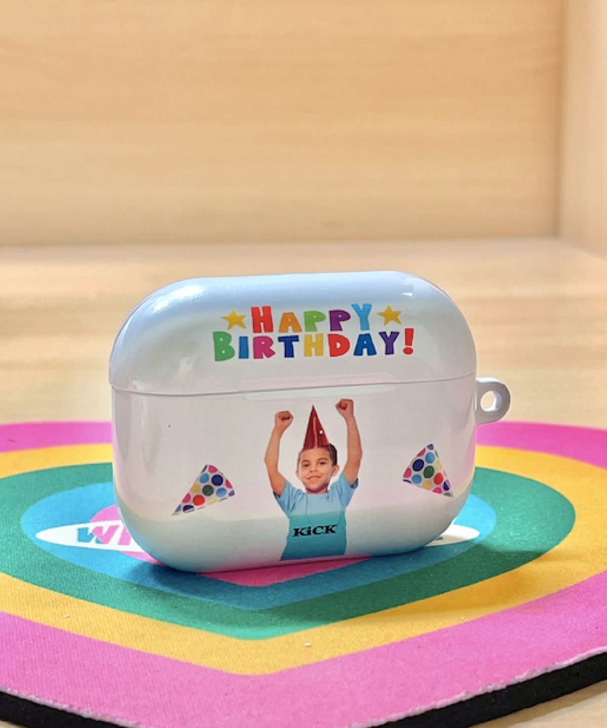 킥(KICK) Birthday airpod case