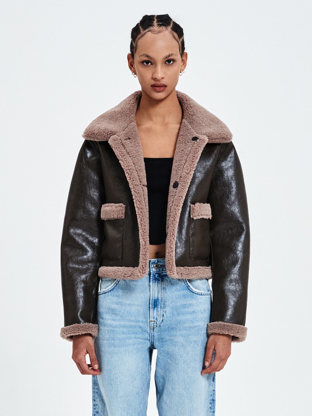 해브레스(HAVELESS) HEIDI REVERSIBLE MUSTANG JACKET BROWN