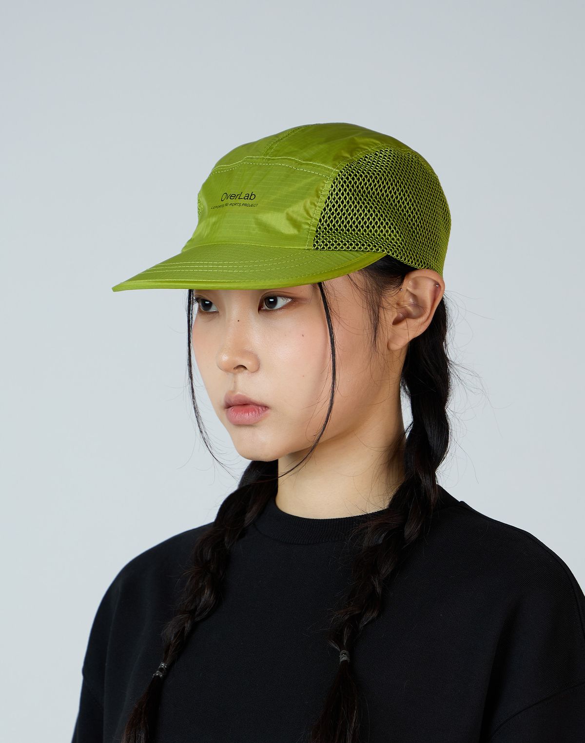 오버랩 업사이클(OVERLAB UPCYCLE) OVPR-125 / 어나더하이 메쉬 캠프캡 (5color)