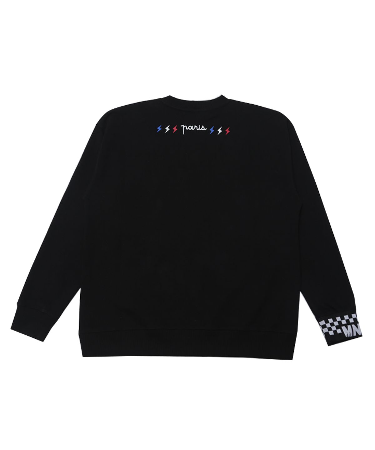몽키플라워(Monkey Flower) 공용 트로피칼 라인 그래픽 맨투맨/MW2WMT10U BLACK