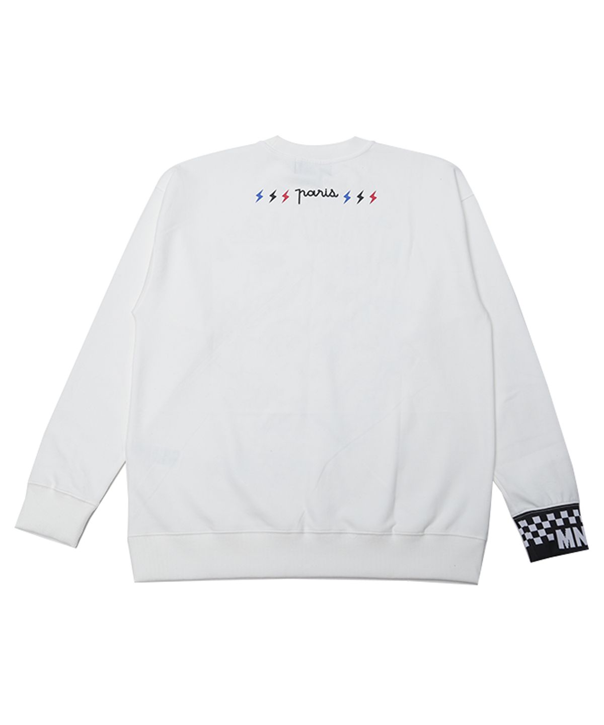몽키플라워(Monkey Flower) 공용 트로피칼 라인 그래픽 맨투맨/MW2WMT10U WHITE