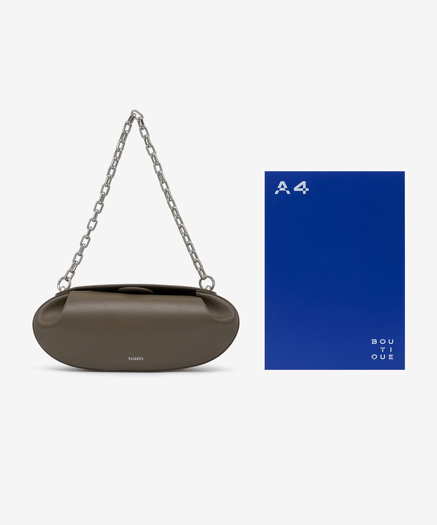 ★YUZEFI★ Baton Tote Bag Truffle YUZCOHBBT36 YUZCOHBBT36FW2 MUSINSA | YUZEFI Dinner Roll Tote Bag - Truffle / YUZCOHBDR36