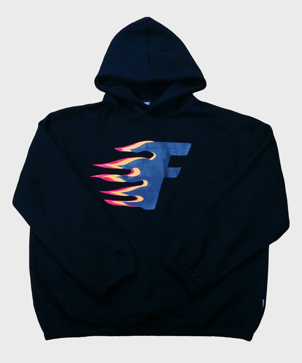 리스펙트(RESPECT) oversized fire hoodie (black)