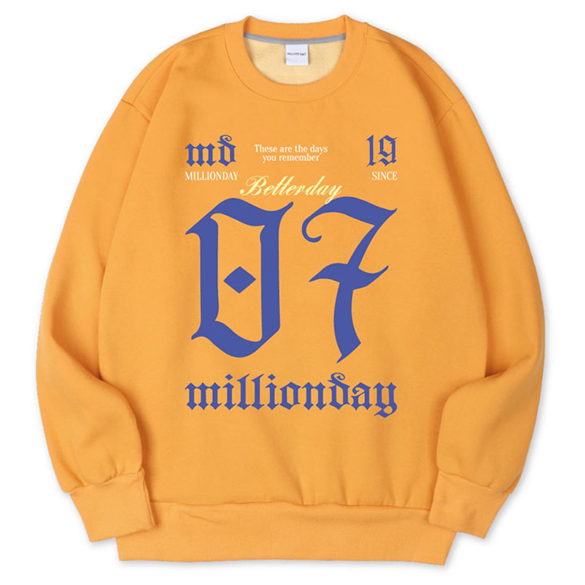 밀리언데이(MILLION DAY) MILLION 07 SWEATSHIRT