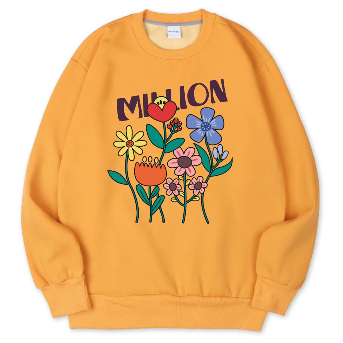 밀리언데이(MILLION DAY) MILLION GROW FLOWER SWEATSHIRT