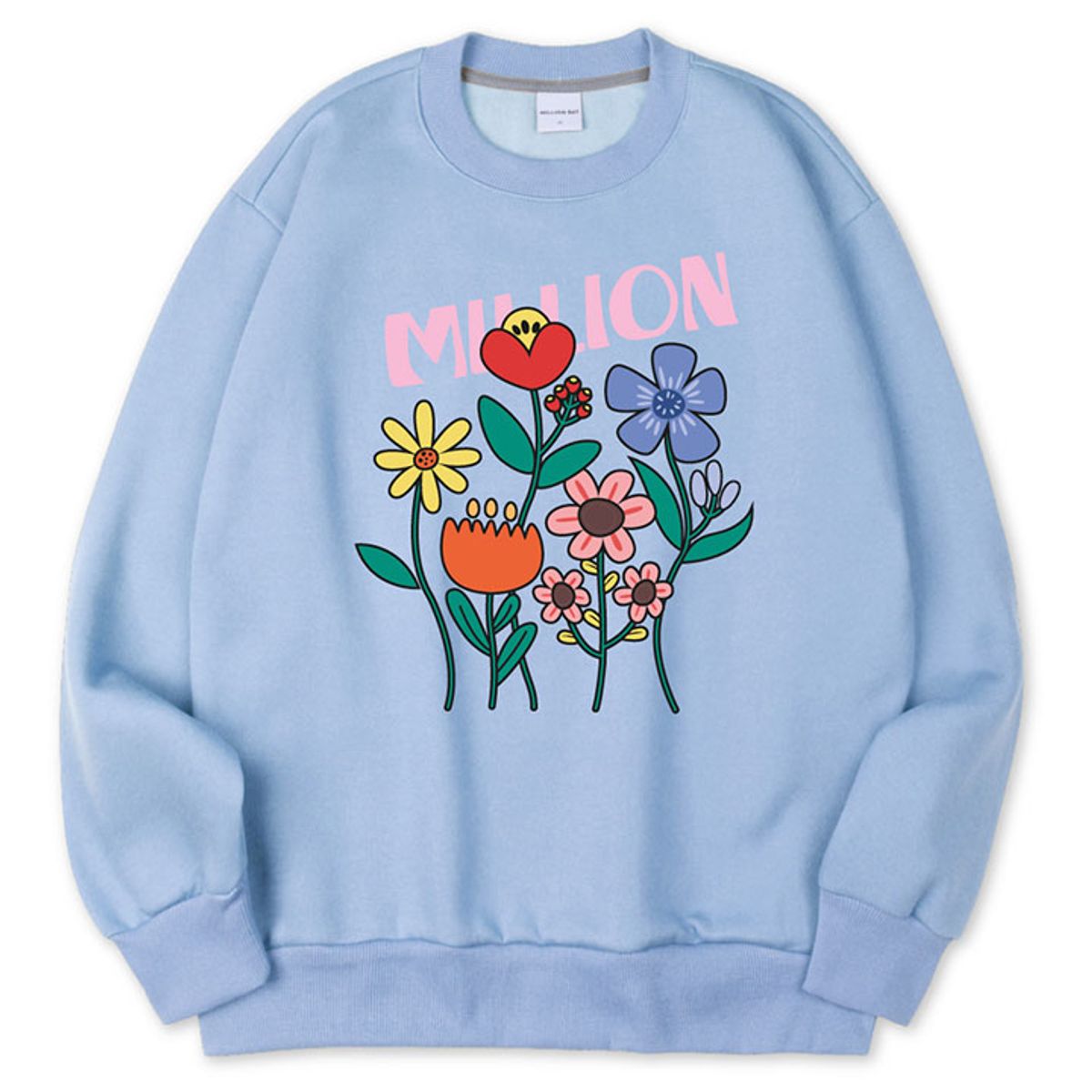 밀리언데이(MILLION DAY) MILLION GROW FLOWER SWEATSHIRT
