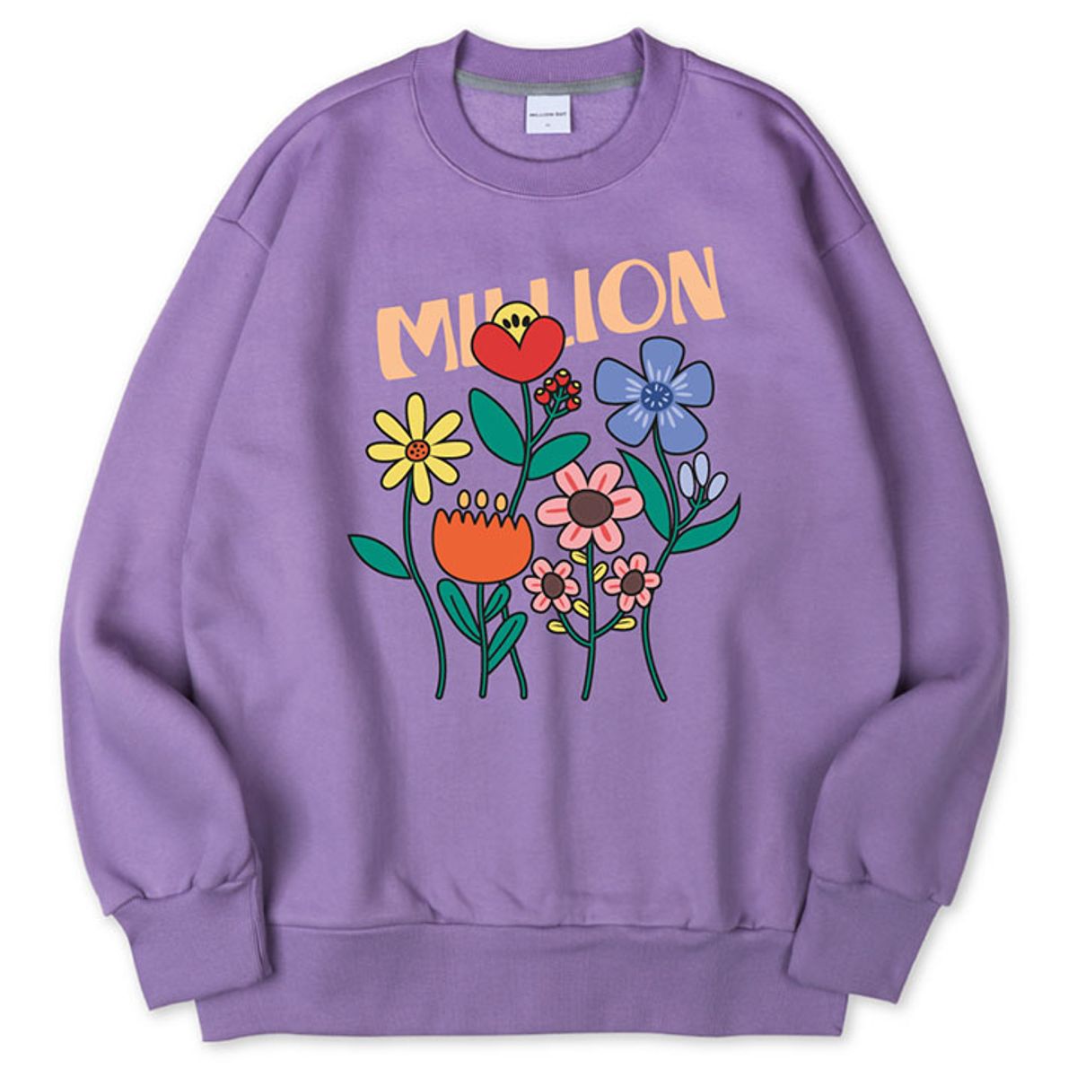 밀리언데이(MILLION DAY) MILLION GROW FLOWER SWEATSHIRT