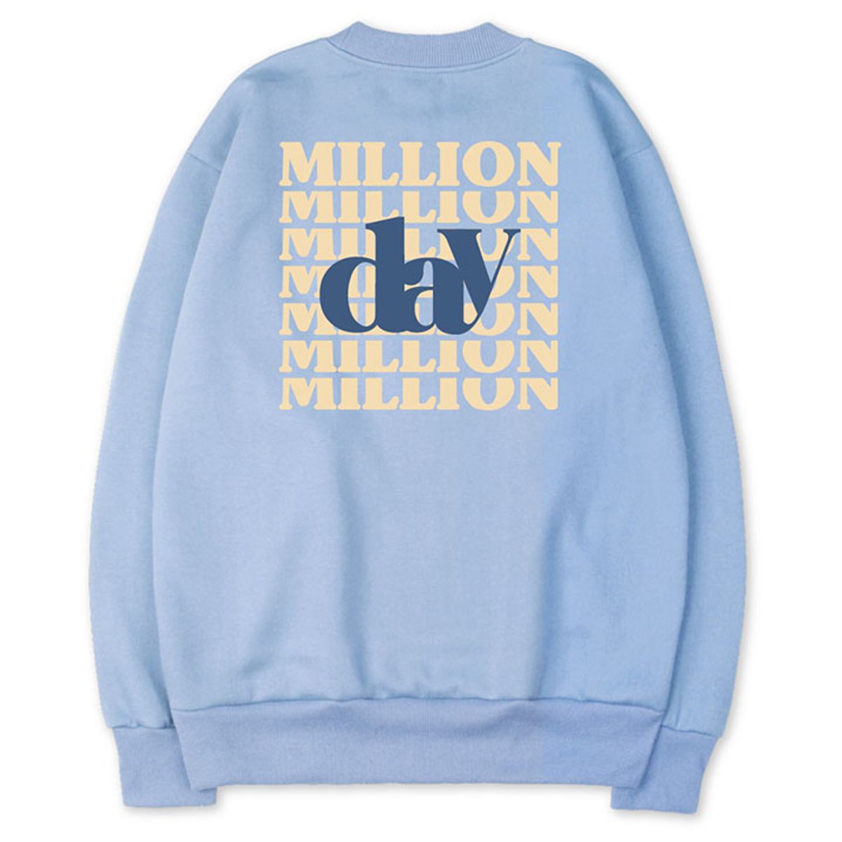 밀리언데이(MILLION DAY) MILLION GRID SWEATSHIRT