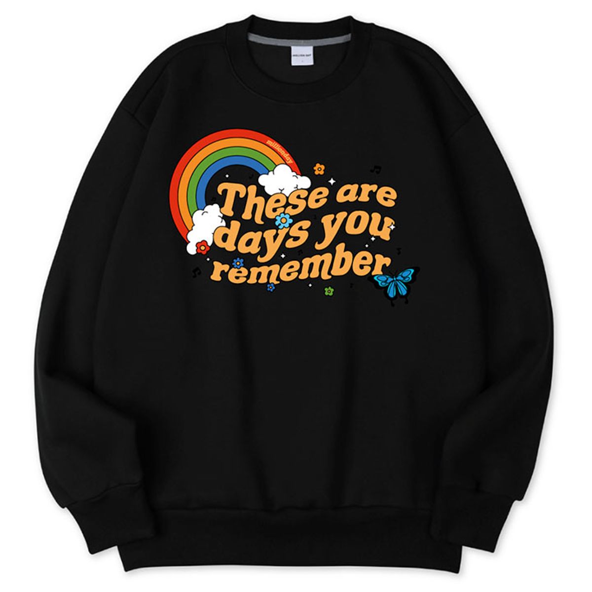 밀리언데이(MILLION DAY) MILLION RAINBOW SWEATSHIRT